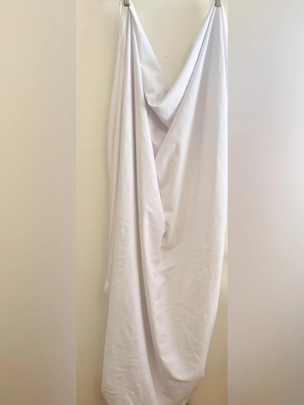 White Mattress protector - Soft Fitted size TWIN